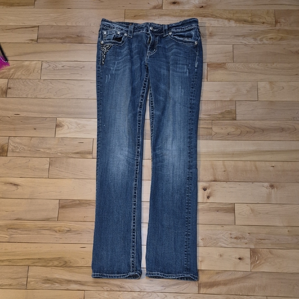 Miss Me Women's Size 30 Straight Blue Jeans